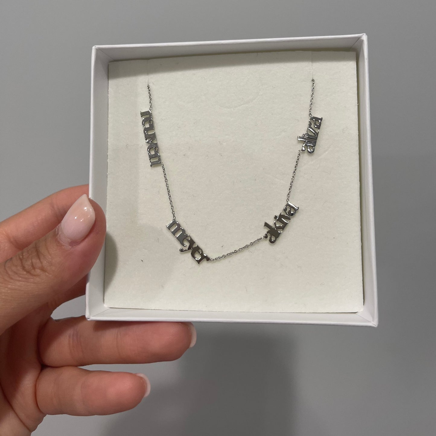 14K GOLD Mommy Name Necklace