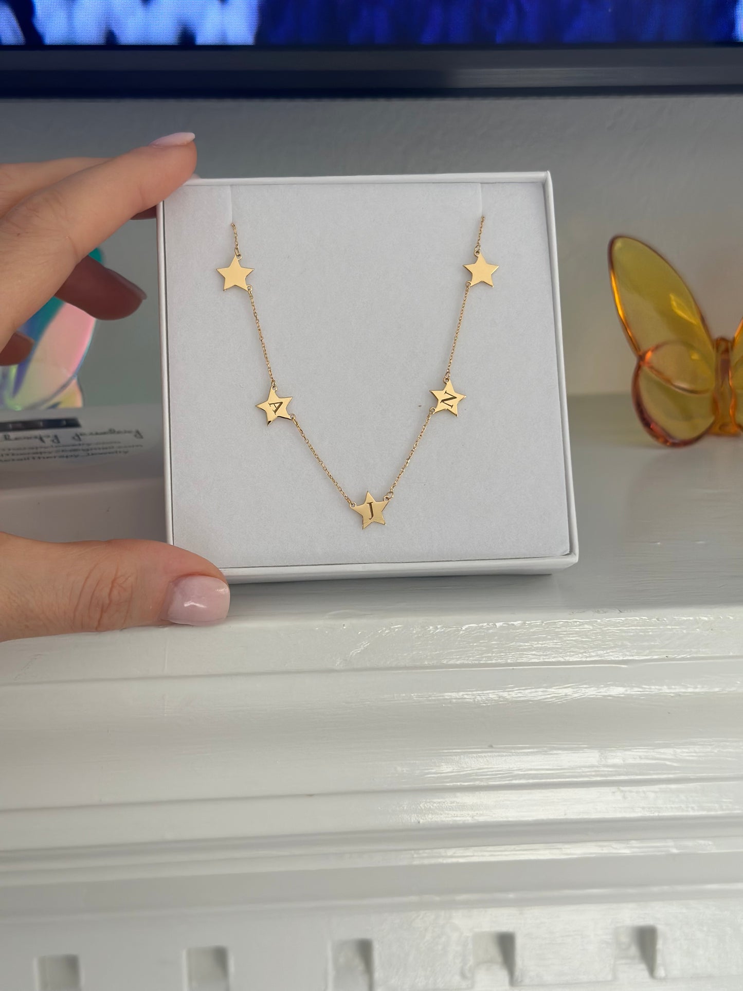 Stella Star Initial Necklace
