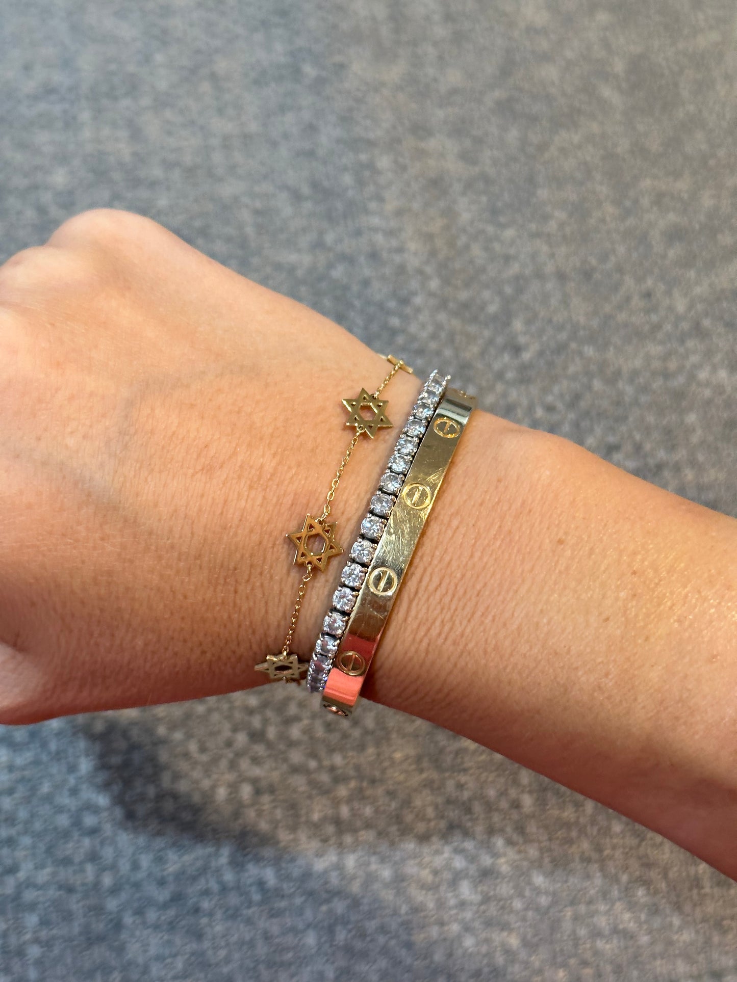 Jewish Star Of David Infinity Bracelet