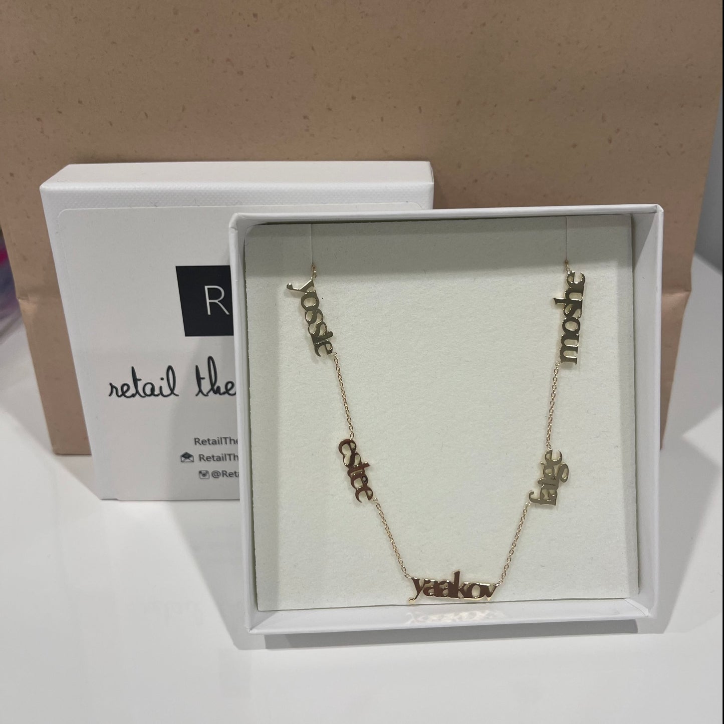 14K GOLD Mommy Name Necklace