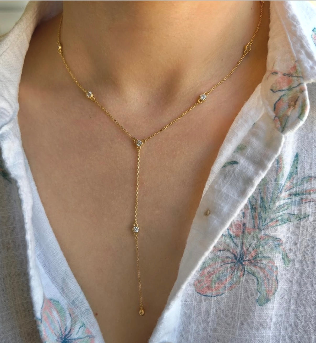Diamond By the Yard Lariat