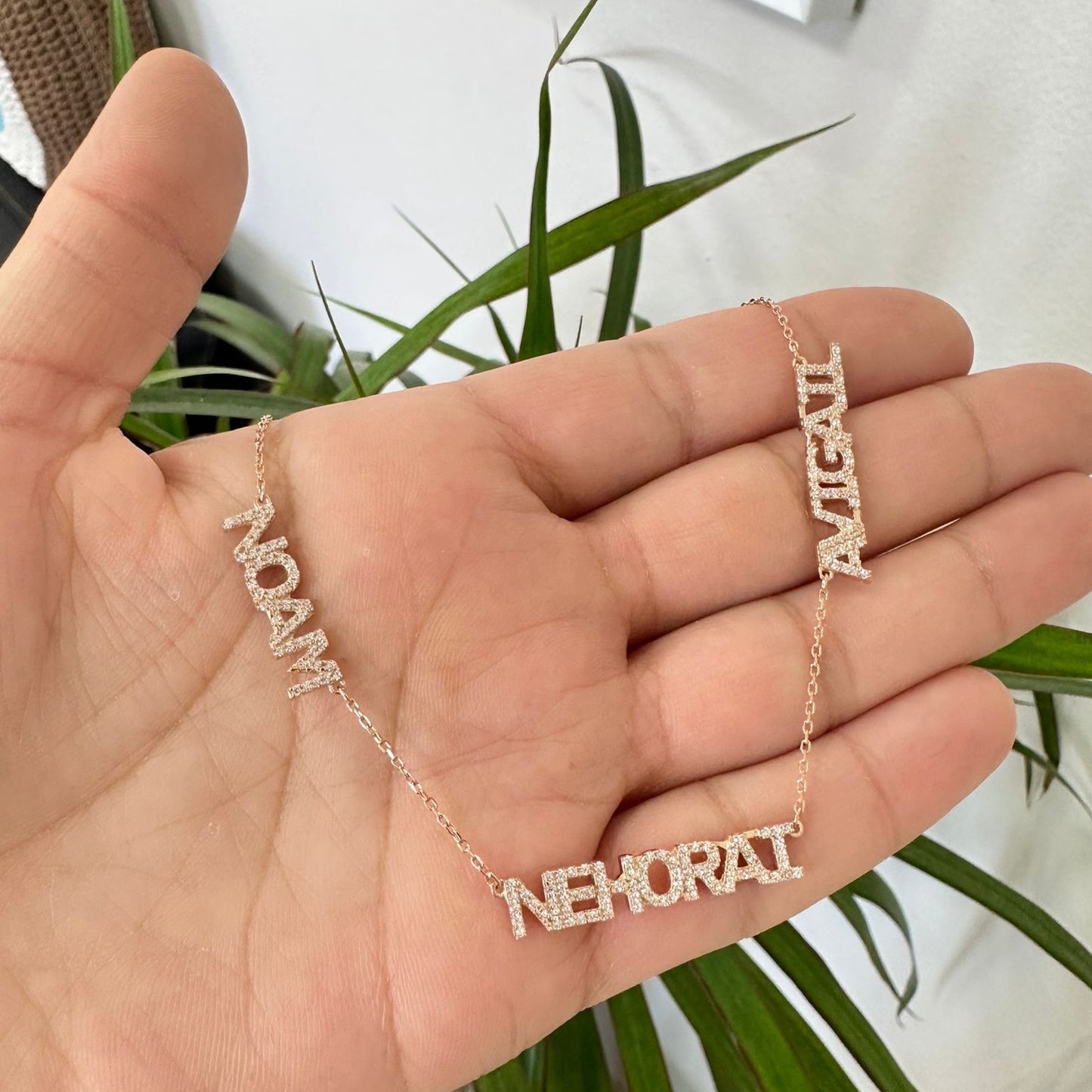 Kelly CZ Mommy Necklace