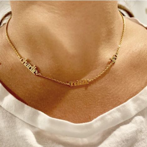 Lowercase Mommy Necklace