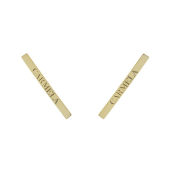 Thin Bar Name Stud