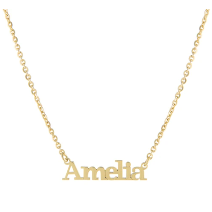 Saranda Lowercase Custom Name Necklace