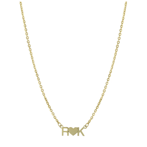 Initial Heart Necklace