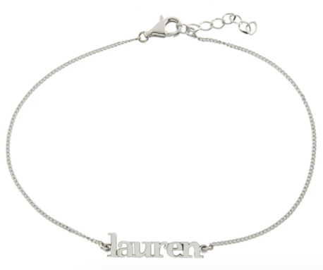 Name Anklet - Retail Therapy Jewelry