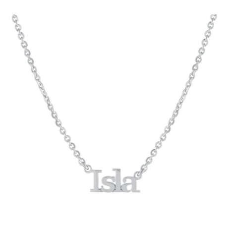 Saranda Lowercase Custom Name Necklace