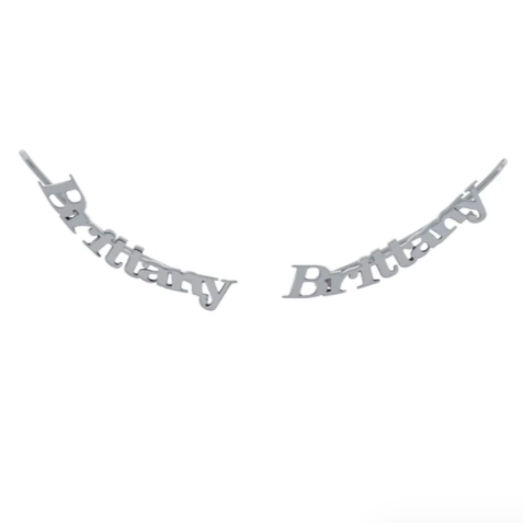 Customized Name Ear Climbers - Retail Therapy Jewelry