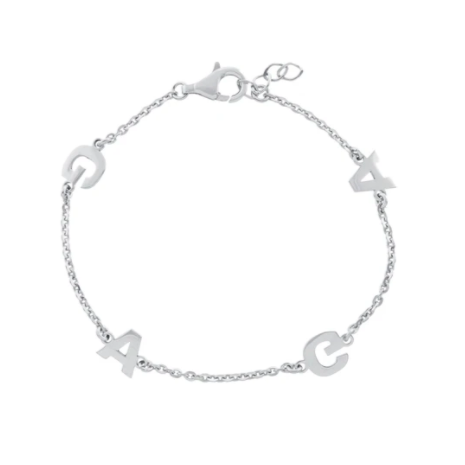 Customized Floating Initial Bracelet - Retail Therapy Jewelry
