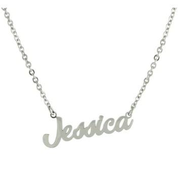 Bree Script Name Necklace