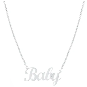 Bree Script Name Necklace