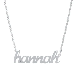 Bree Script Name Necklace