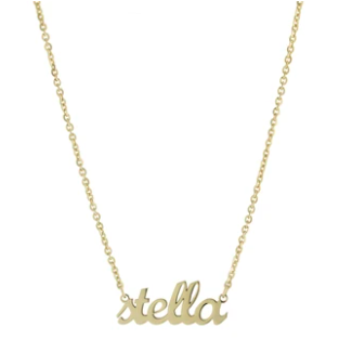 Bree Script Name Necklace