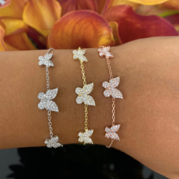 Jade Butterfly Bracelet