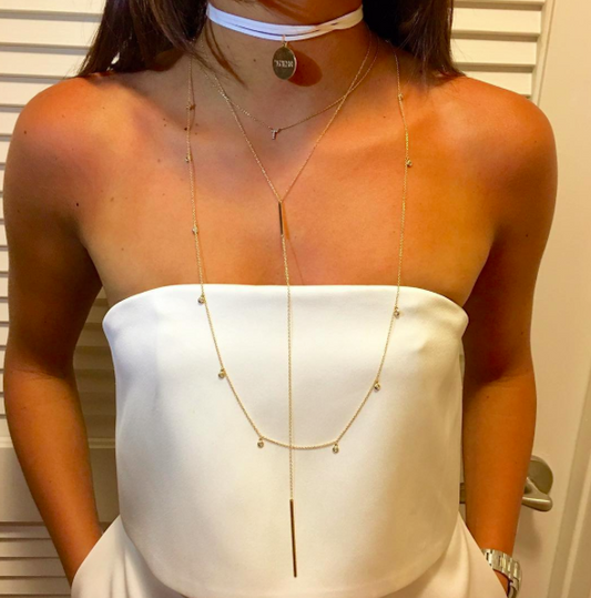 Lola Line Lariat Necklace - Retail Therapy Jewelry