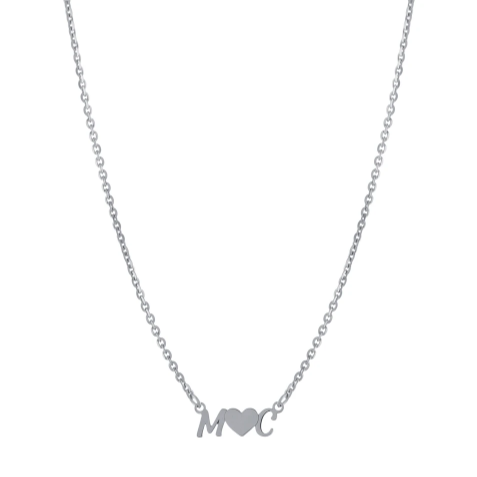 Initial Heart Necklace