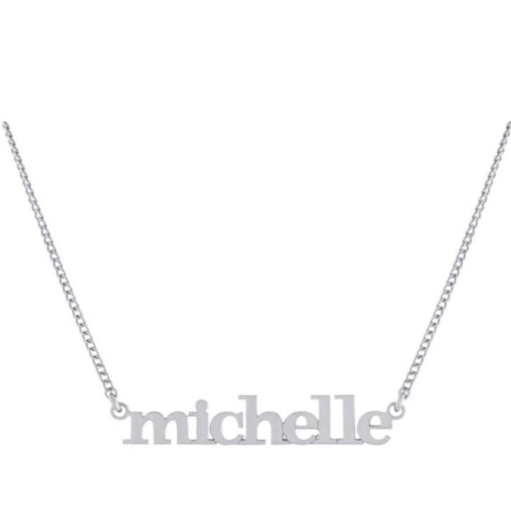 Saranda Lowercase Custom Name Necklace
