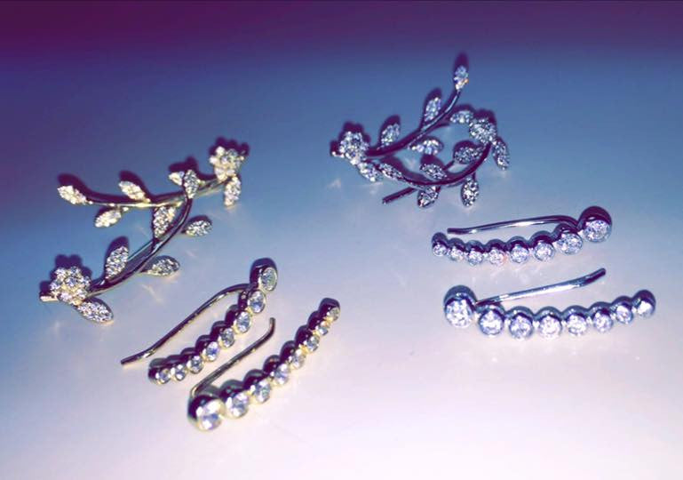 Cubic Zirconia Ear Crawler - Retail Therapy Jewelry