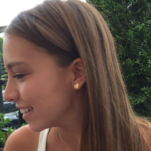 Customized Engraved Initial Heart Earrings - Retail Therapy Jewelry