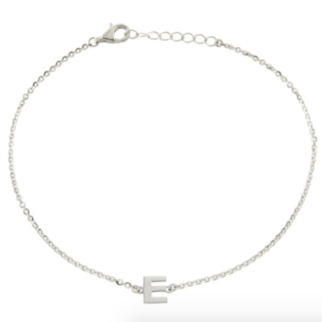 Customized Initial Anklet - Retail Therapy Jewelry