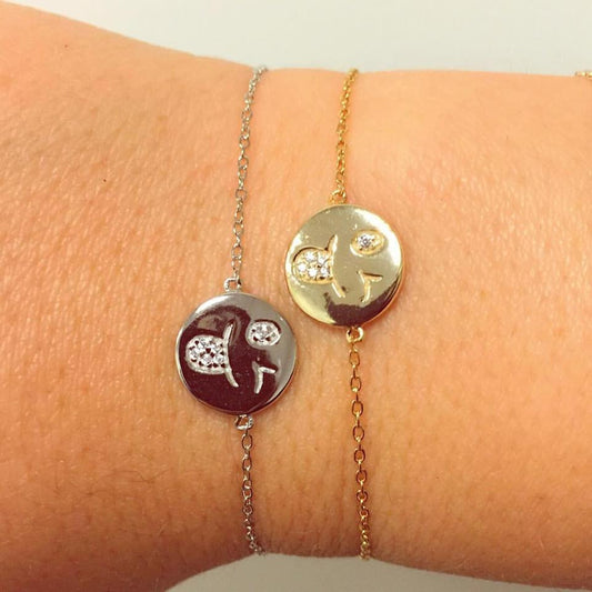 Emoji Tongue Out Bracelet - Retail Therapy Jewelry