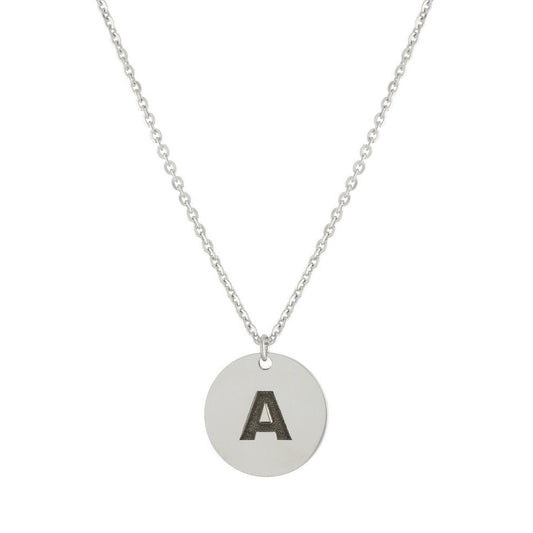 Initial Circle Pendant - Retail Therapy Jewelry