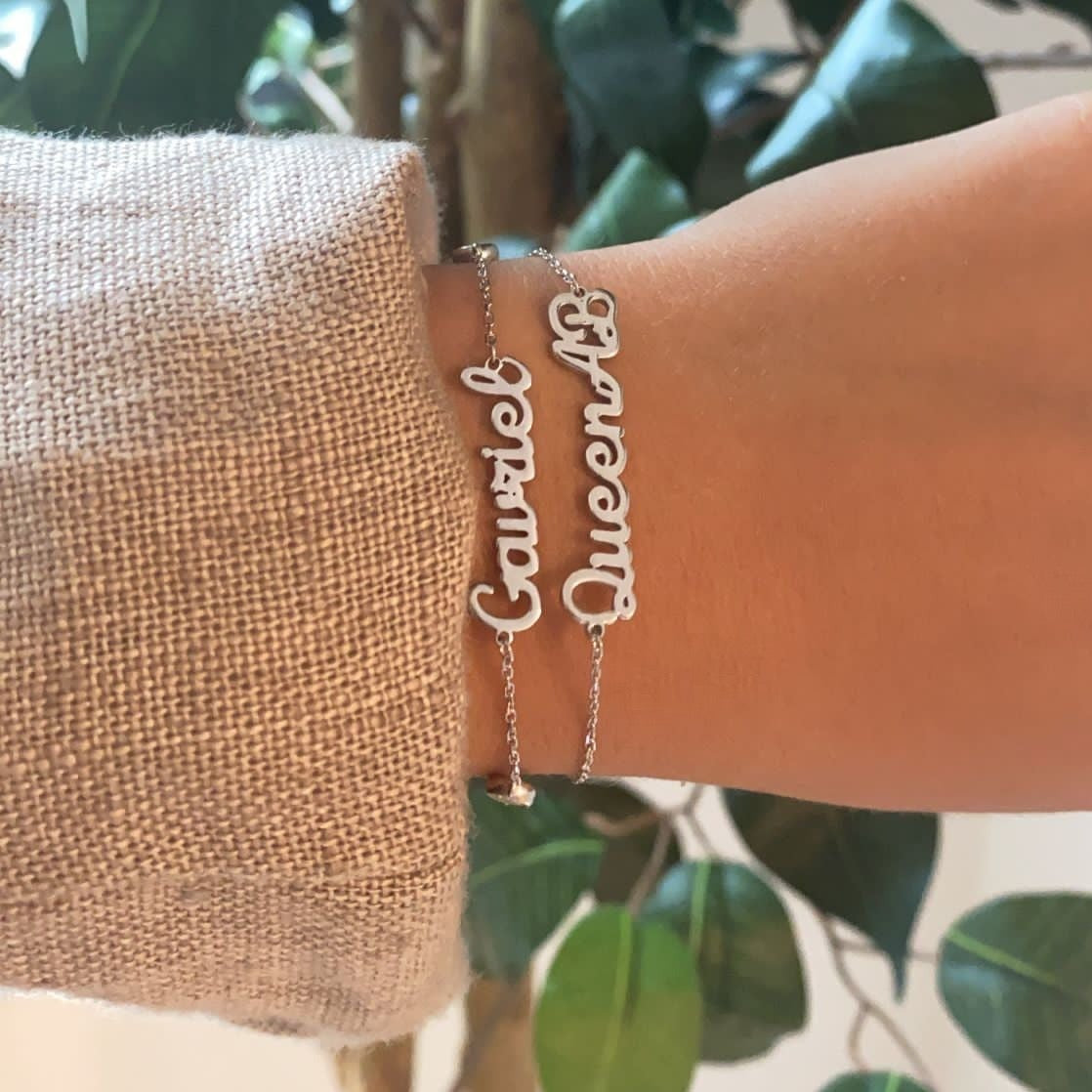 Coco Script Name Bracelet