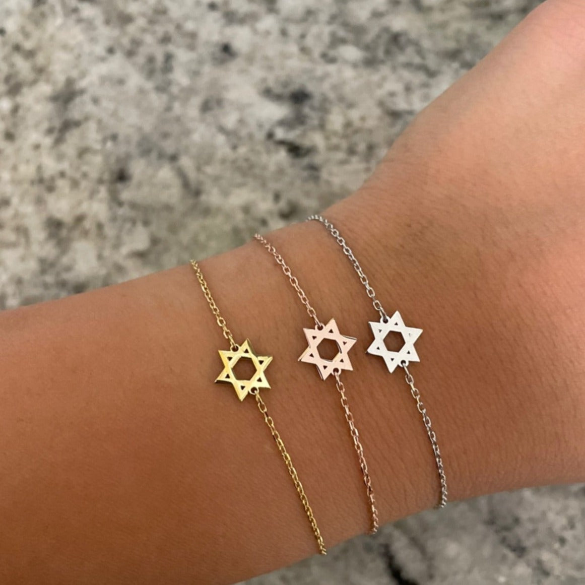Jewish Star Of David Bracelet