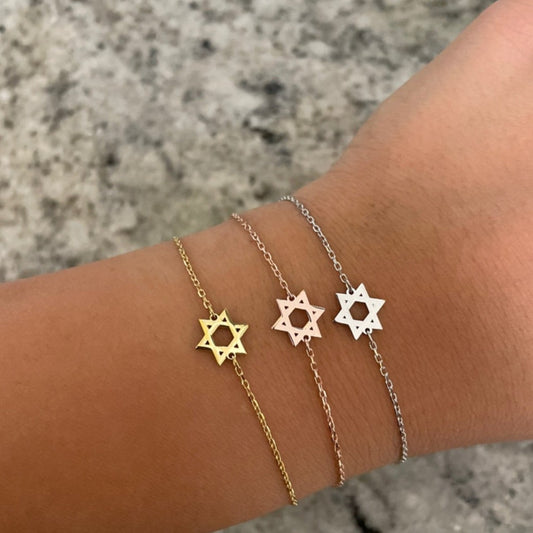 Jewish Star Of David Bracelet