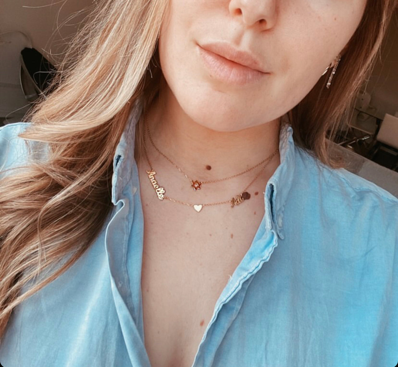 Yardena Script Mommy Necklace