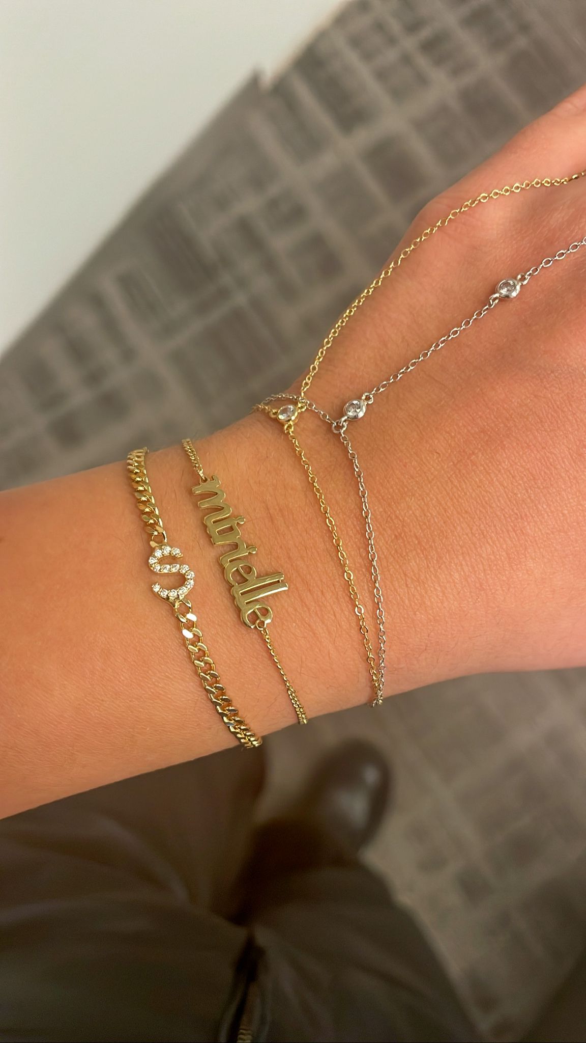 Lowercase Name Bracelet - Retail Therapy Jewelry