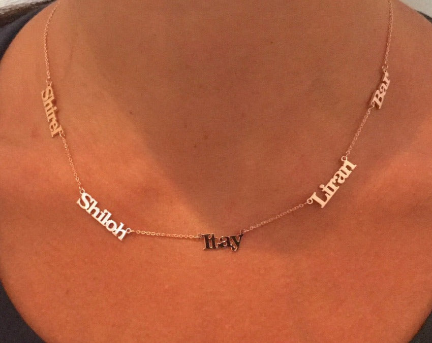14K GOLD Mommy Name Necklace