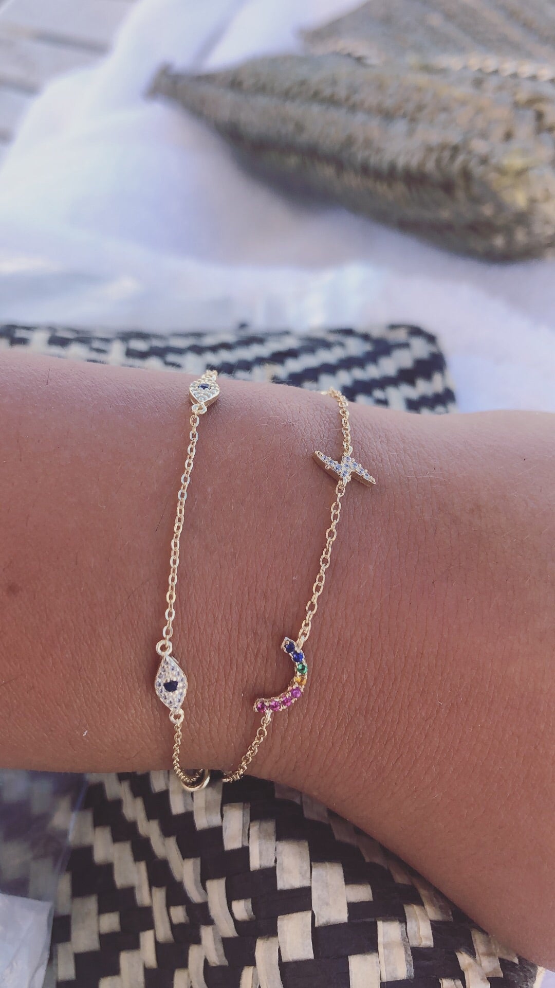 Sienna Evil Eye Bracelet - Retail Therapy Jewelry