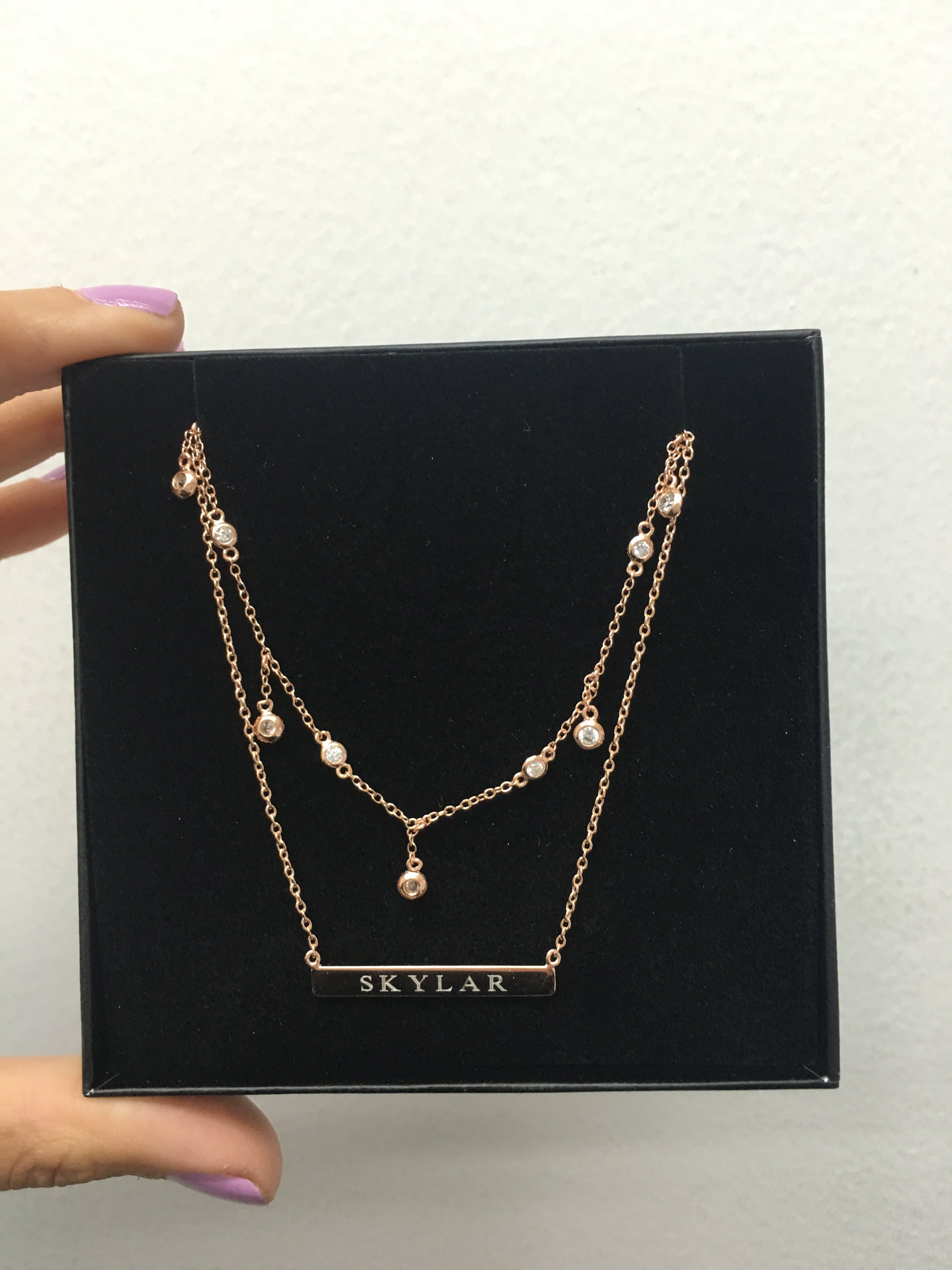 Diamond By the Yard Chain Choker - Retail Therapy Jewelry