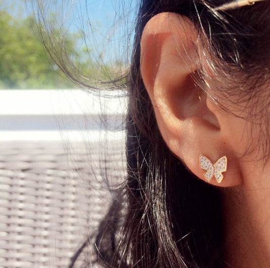 Butterfly Stud Earrings - Retail Therapy Jewelry