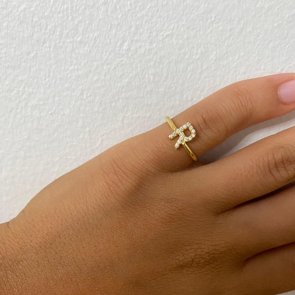 CZ Initial Ring Slim