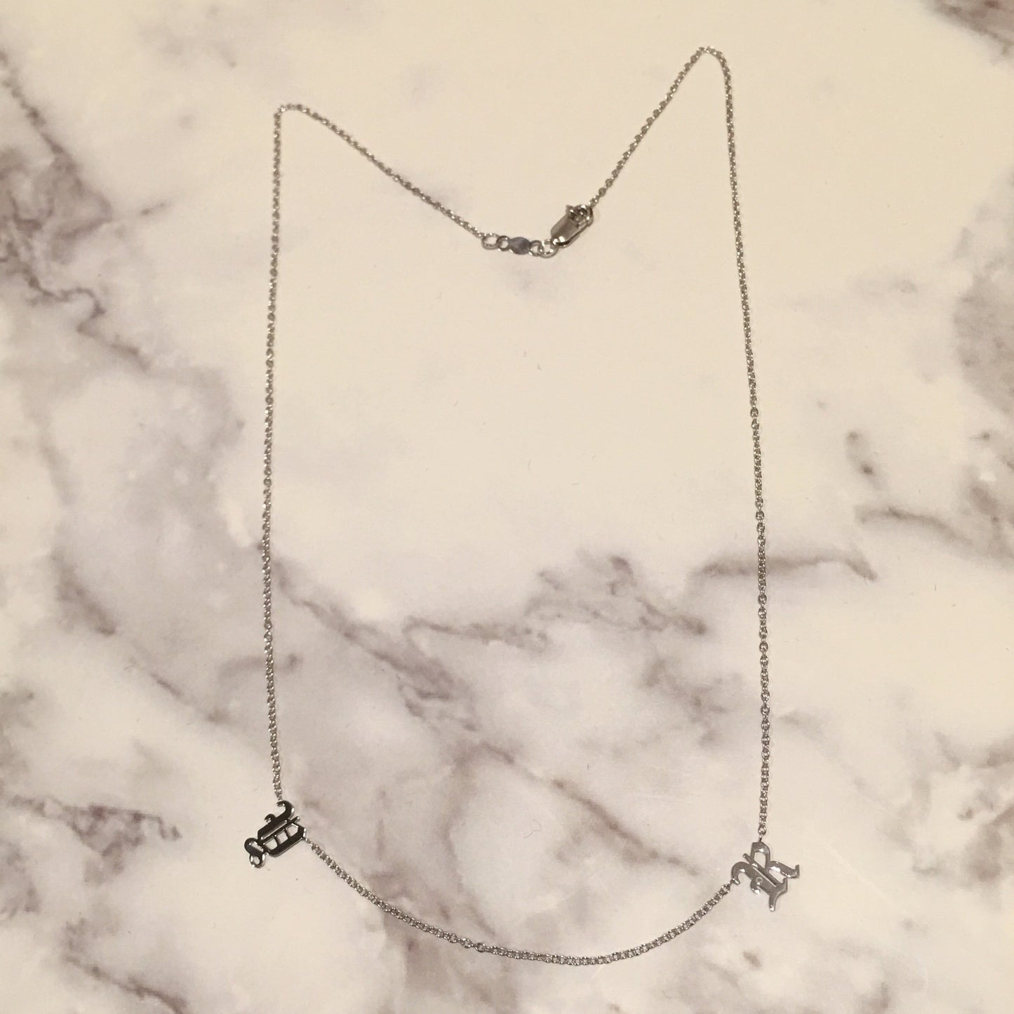 14K Floating Initial Necklace - Retail Therapy Jewelry