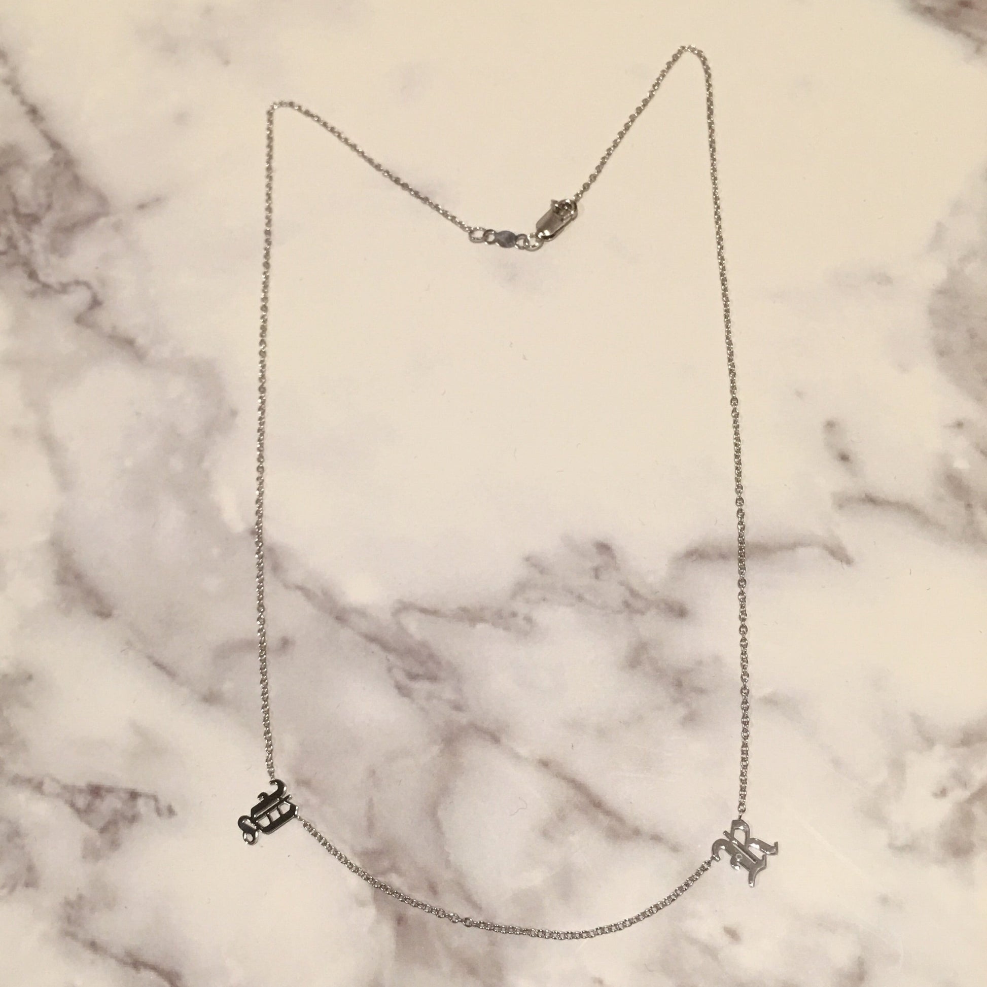 14K Floating Initial Necklace - Retail Therapy Jewelry