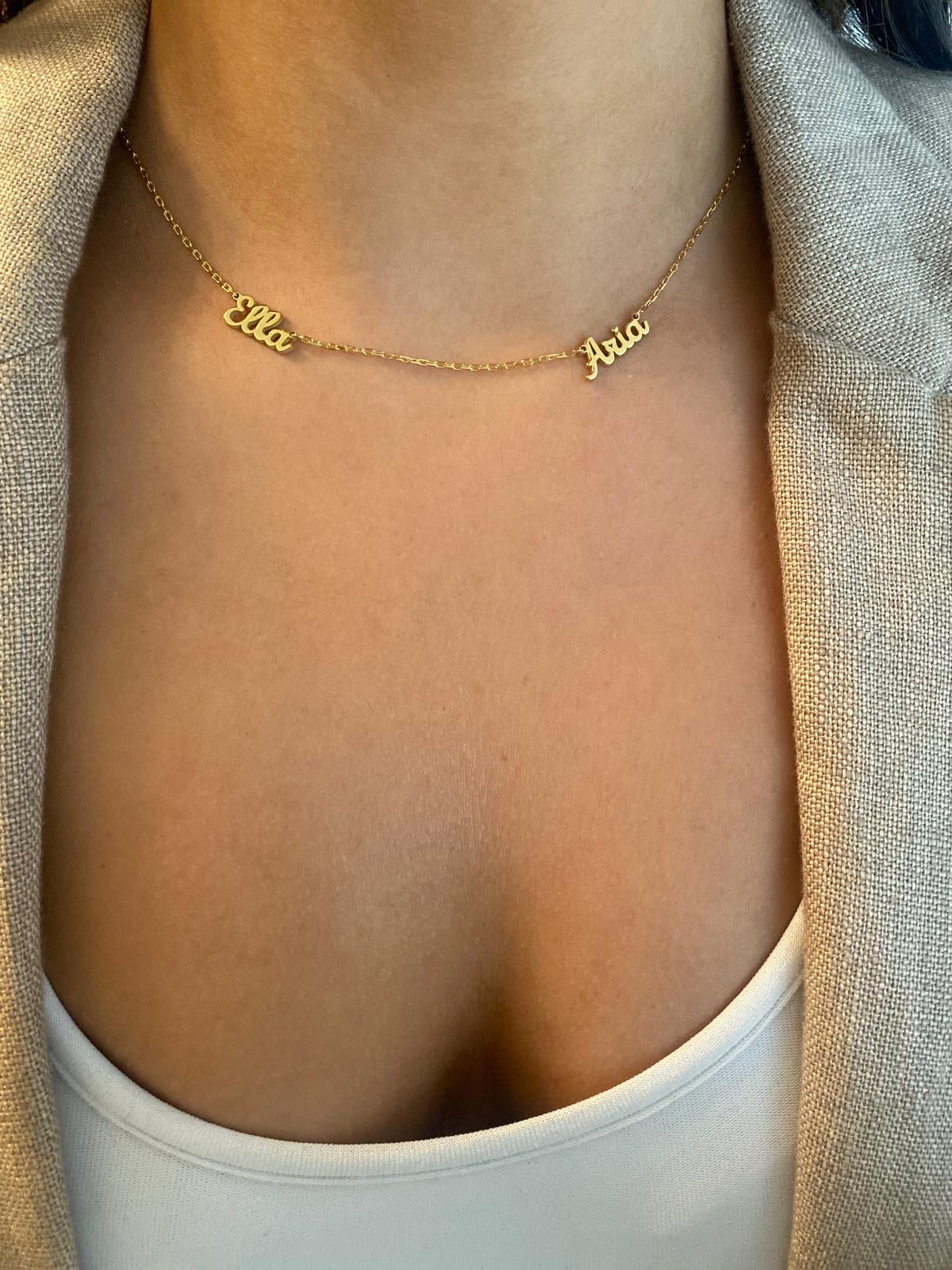 Yardena Script Mommy Necklace