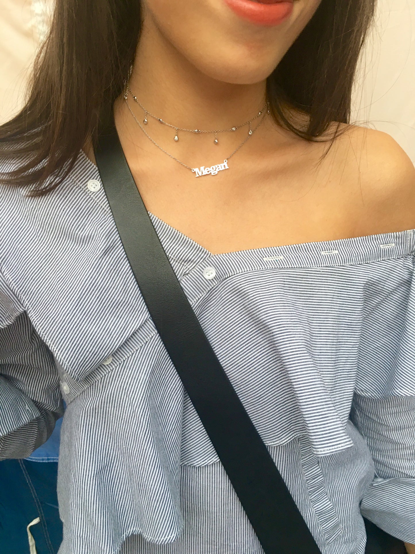 Diamond By the Yard Chain Choker - Retail Therapy Jewelry