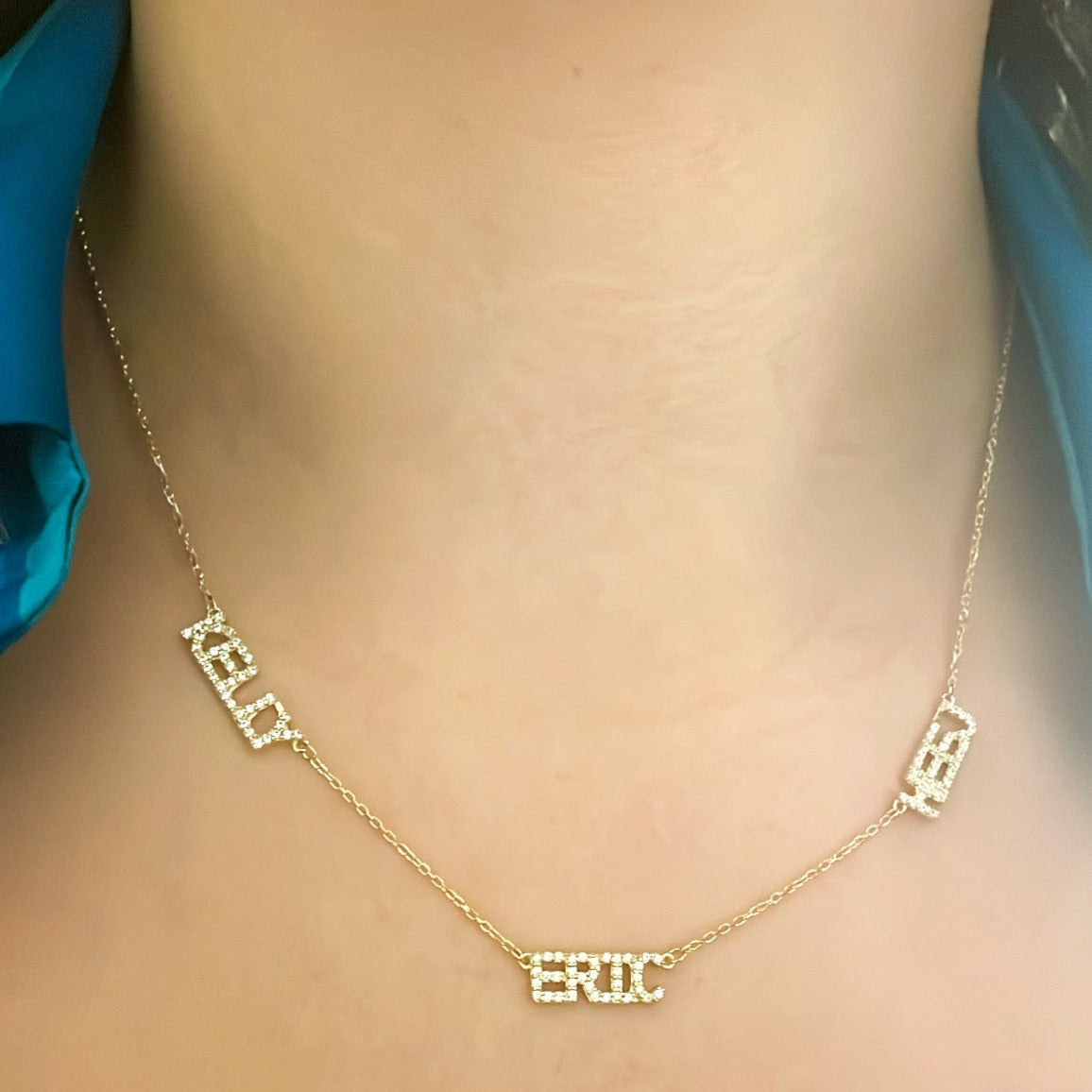 Kelly CZ Mommy Necklace