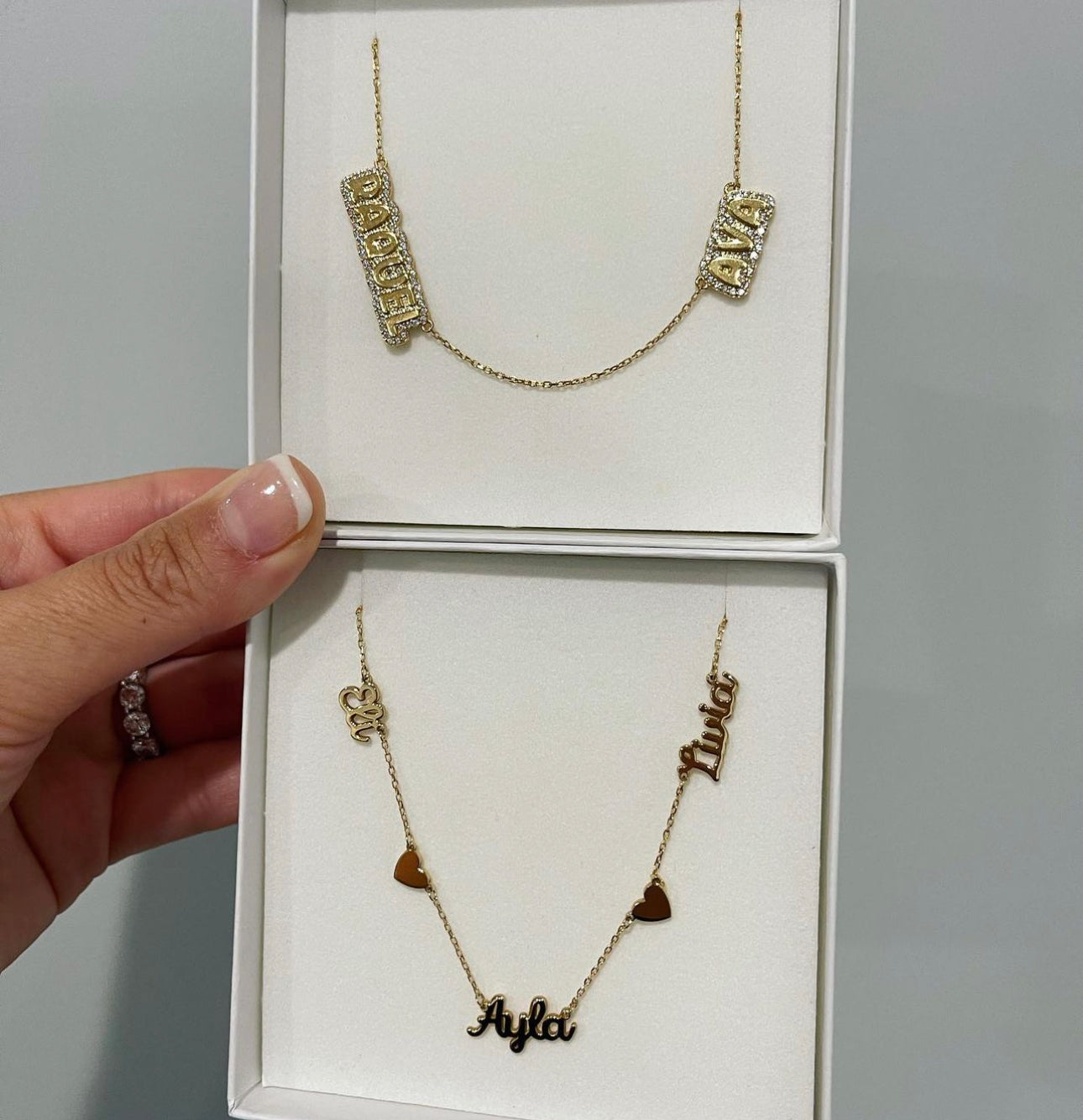 Yardena Script Mommy Necklace