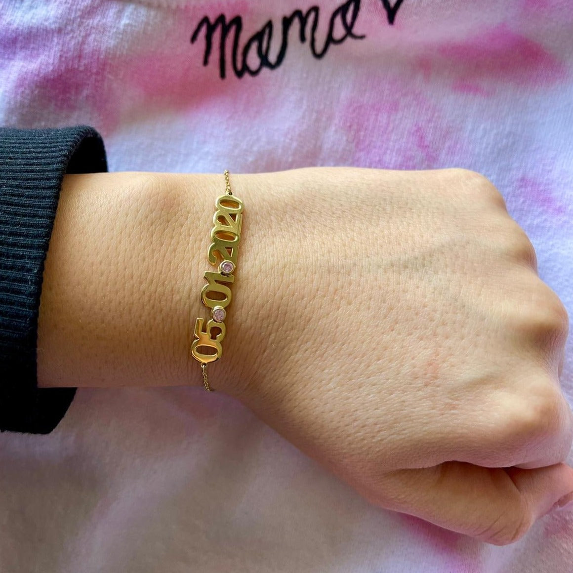 Chloe Special Date Bracelet with CZ
