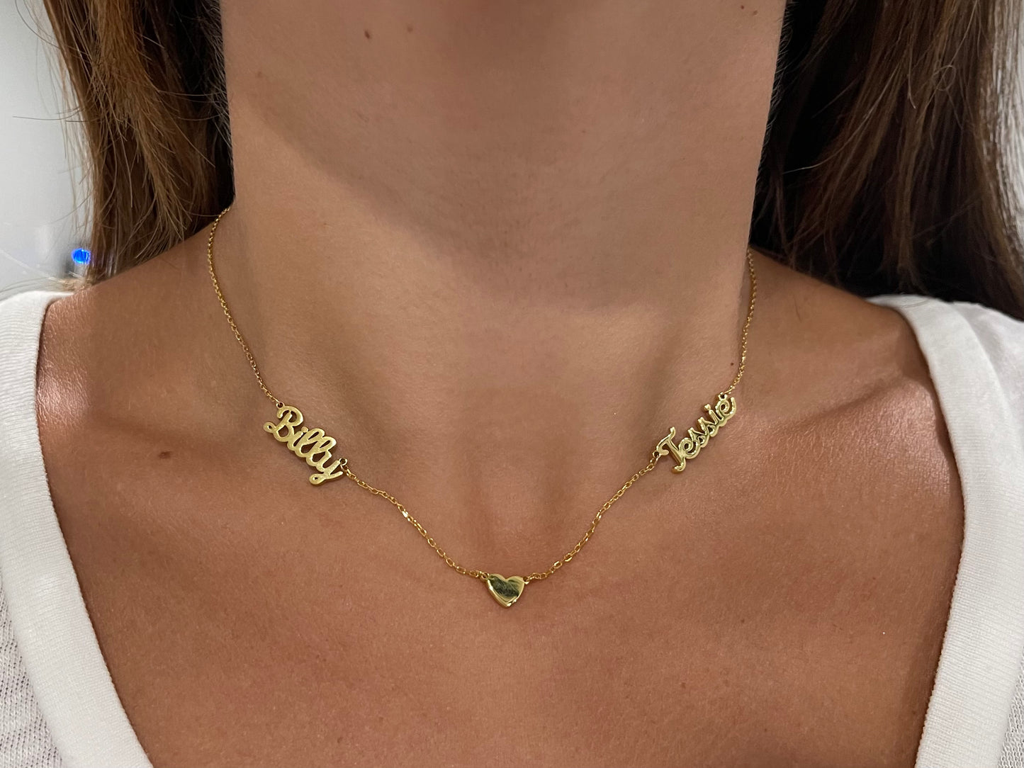 Yardena Script Mommy Necklace