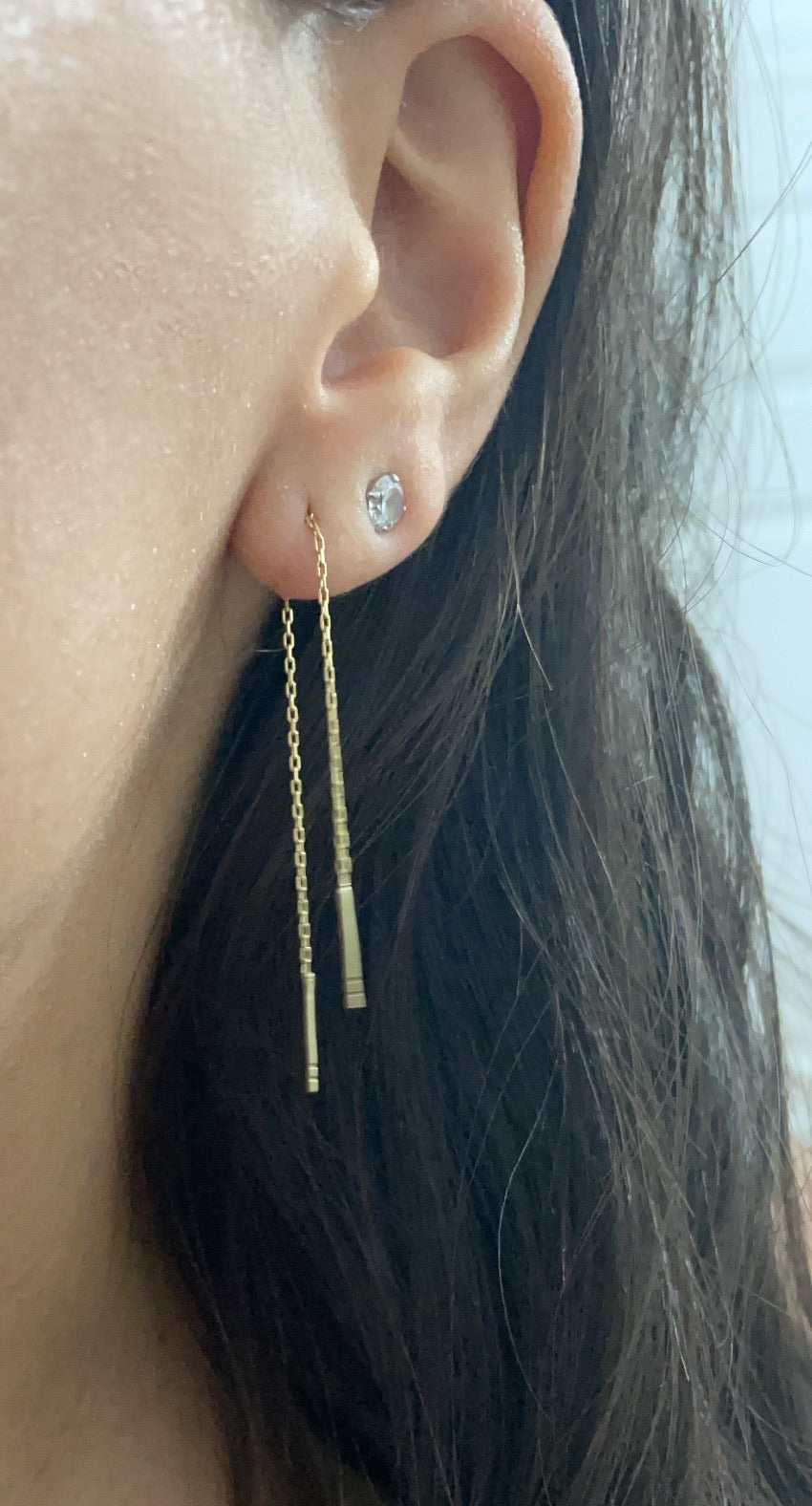 Leia Line Chain Earrings