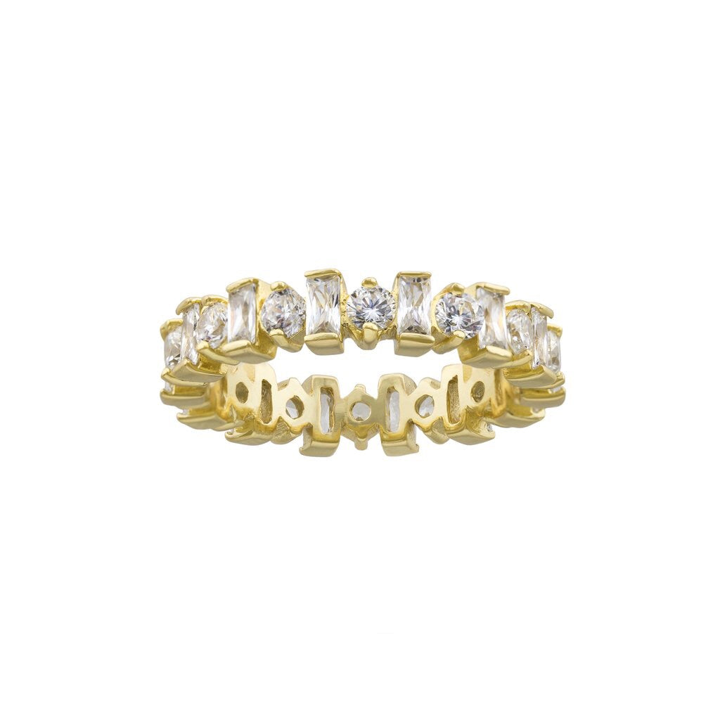 Asymmetric Eternity Band - Retail Therapy Jewelry