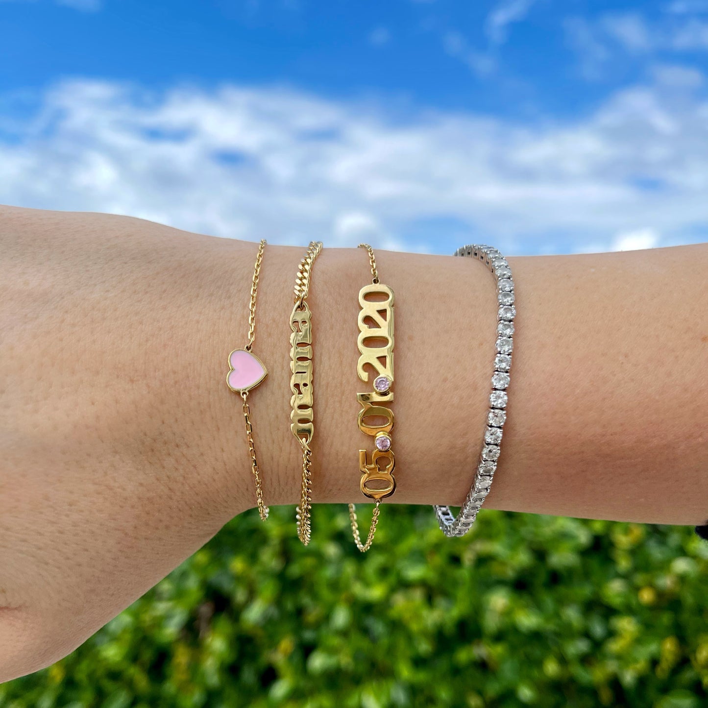 Chloe Special Date Bracelet with CZ