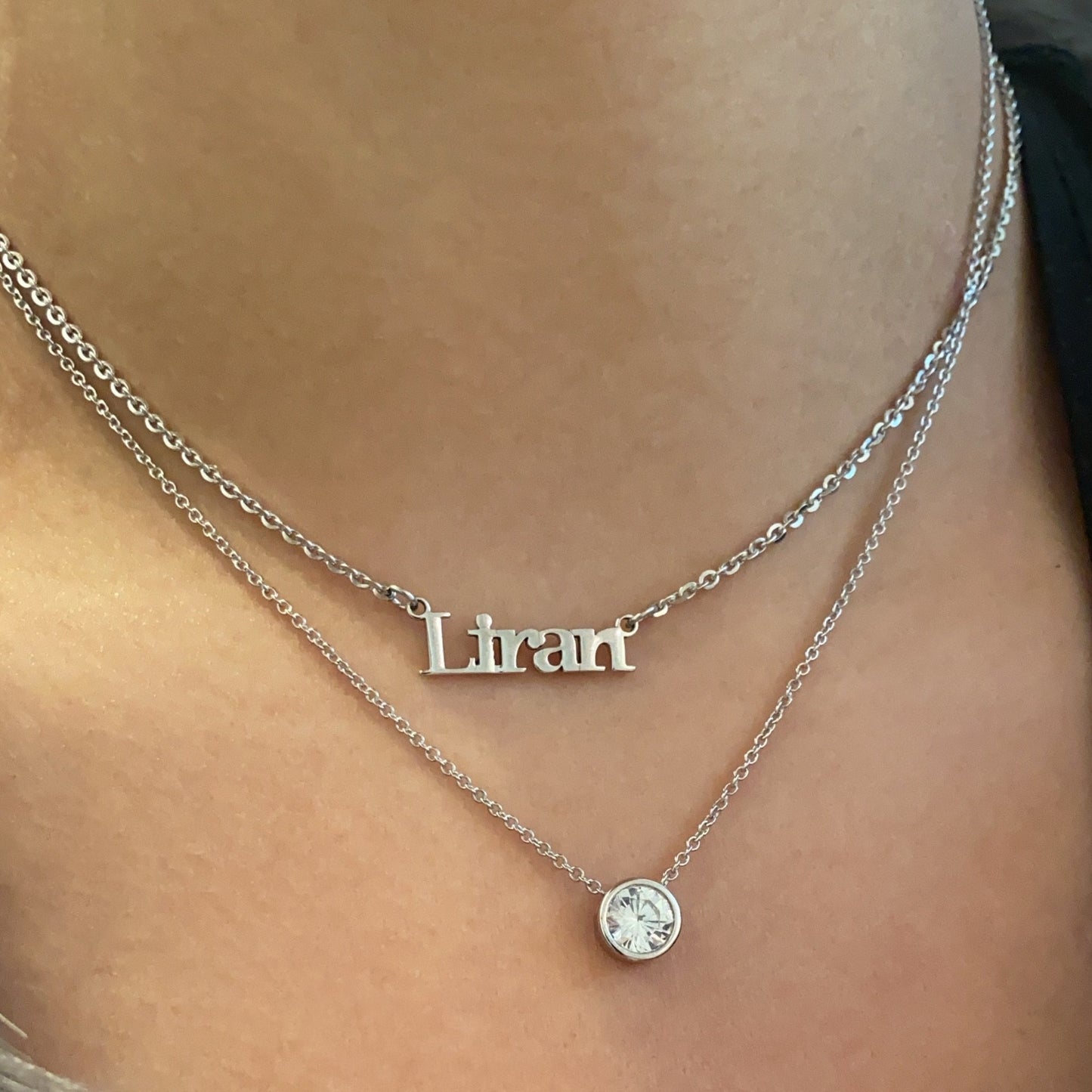 Bezel Necklace
