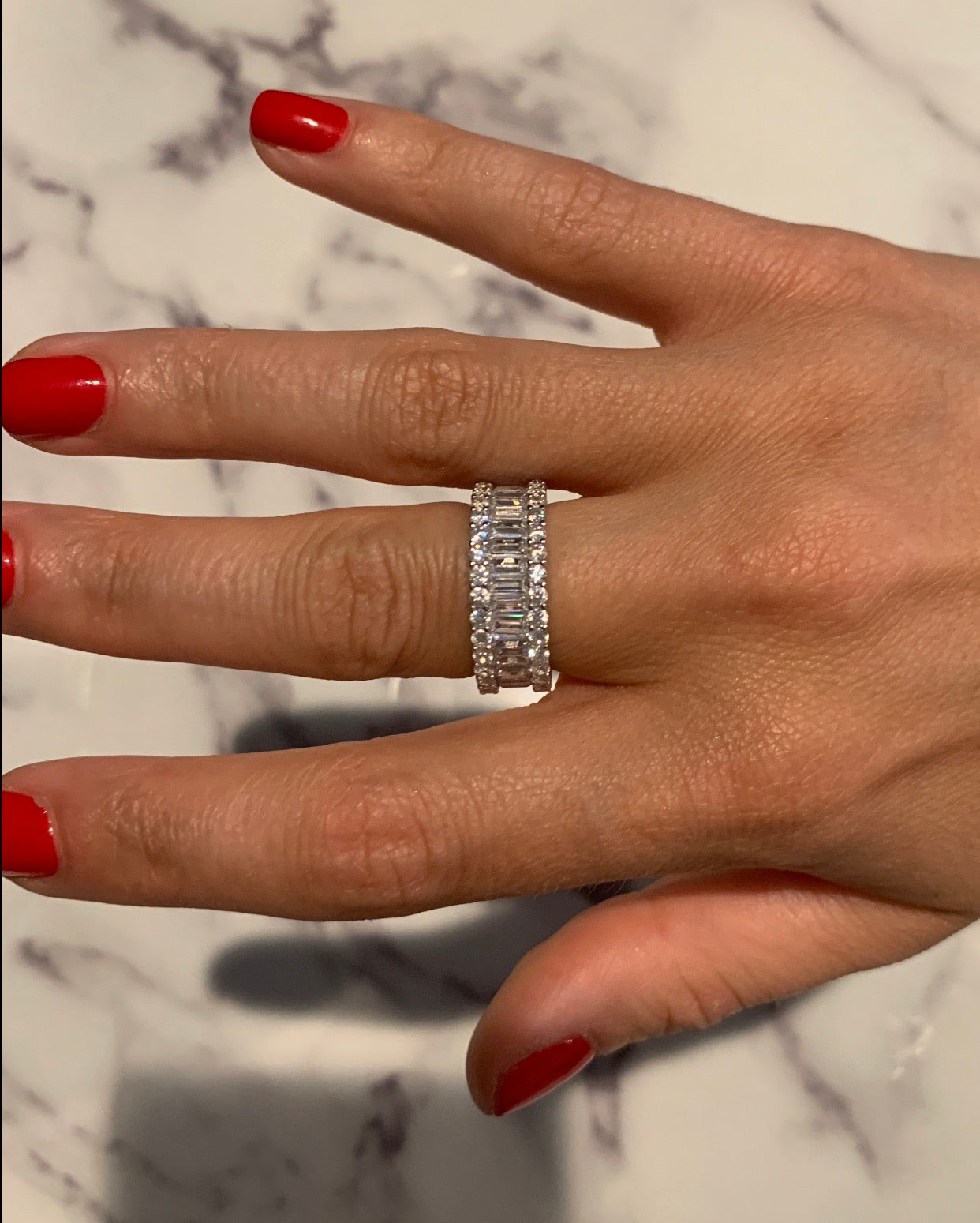 Emerald Cut Eternity Band - Retail Therapy Jewelry